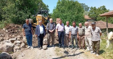 Köyümüz Yollarında Düzenleme Çalışması….