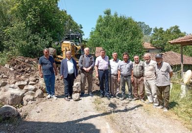 Köyümüz Yollarında Düzenleme Çalışması….